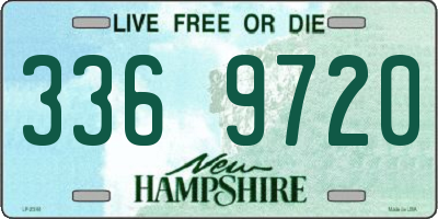 NH license plate 3369720