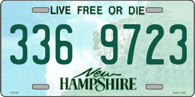NH license plate 3369723