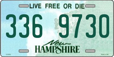 NH license plate 3369730
