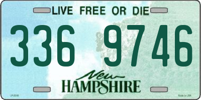 NH license plate 3369746