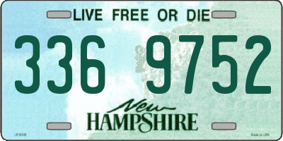 NH license plate 3369752