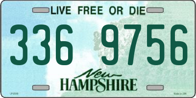 NH license plate 3369756