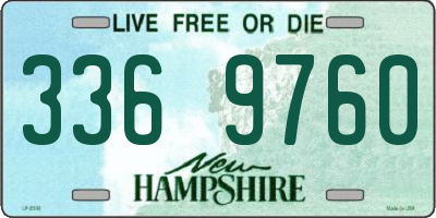 NH license plate 3369760