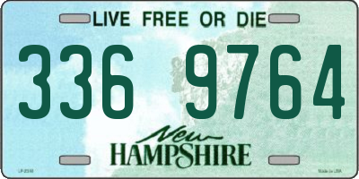 NH license plate 3369764