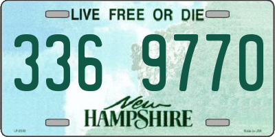 NH license plate 3369770