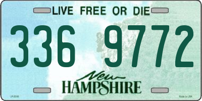 NH license plate 3369772