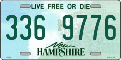 NH license plate 3369776