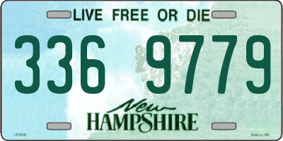 NH license plate 3369779