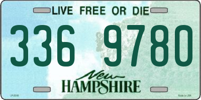 NH license plate 3369780