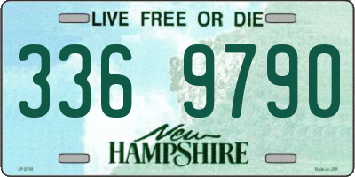 NH license plate 3369790