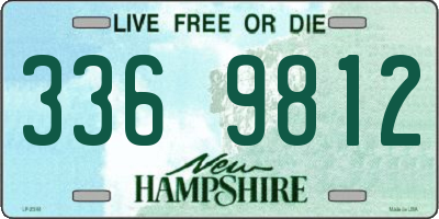 NH license plate 3369812