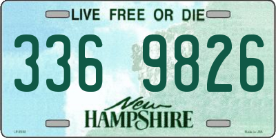NH license plate 3369826