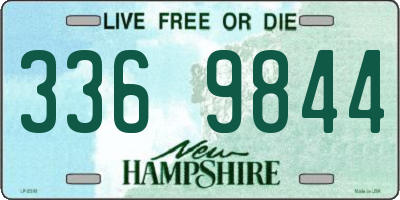NH license plate 3369844