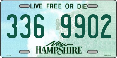 NH license plate 3369902