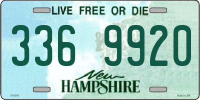 NH license plate 3369920