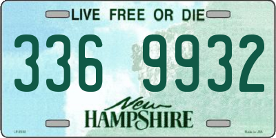 NH license plate 3369932