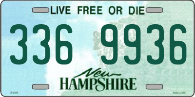 NH license plate 3369936