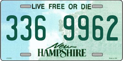 NH license plate 3369962