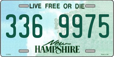 NH license plate 3369975