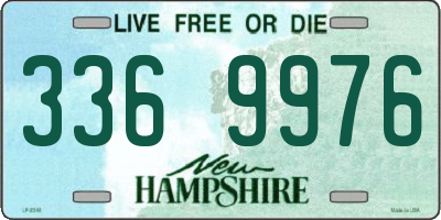 NH license plate 3369976