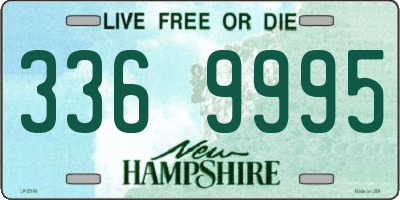 NH license plate 3369995