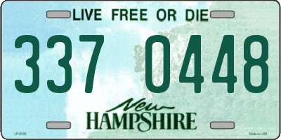 NH license plate 3370448
