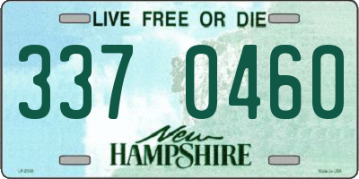 NH license plate 3370460