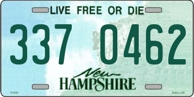 NH license plate 3370462