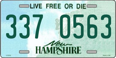 NH license plate 3370563