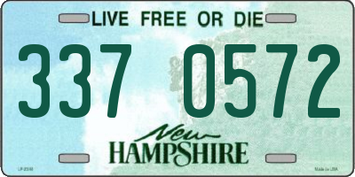 NH license plate 3370572