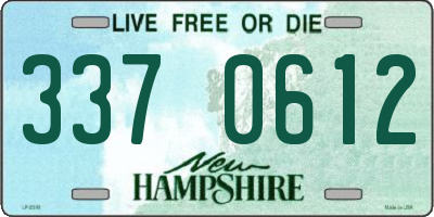 NH license plate 3370612