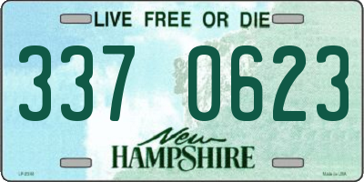 NH license plate 3370623