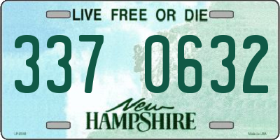 NH license plate 3370632