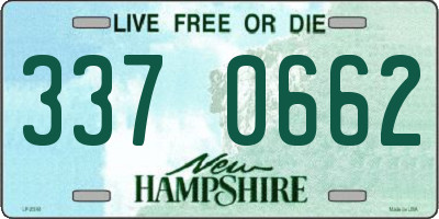 NH license plate 3370662