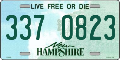 NH license plate 3370823