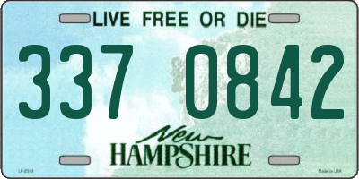 NH license plate 3370842