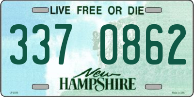 NH license plate 3370862