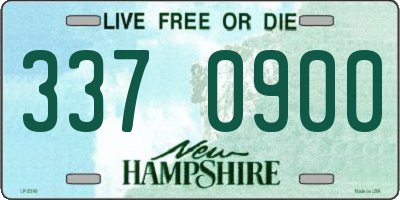 NH license plate 3370900
