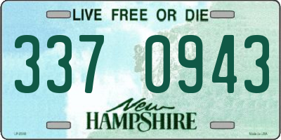 NH license plate 3370943