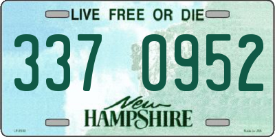 NH license plate 3370952