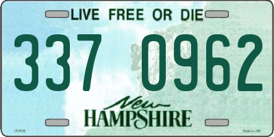 NH license plate 3370962