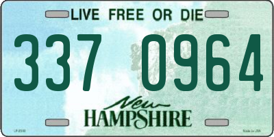 NH license plate 3370964