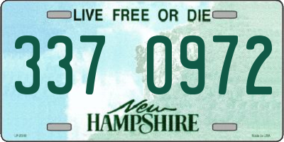 NH license plate 3370972
