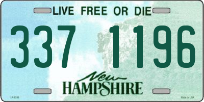 NH license plate 3371196