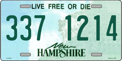 NH license plate 3371214