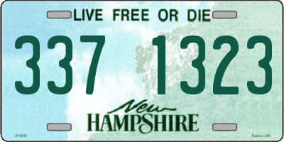 NH license plate 3371323