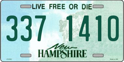 NH license plate 3371410