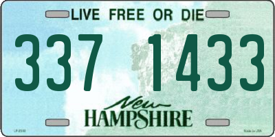 NH license plate 3371433