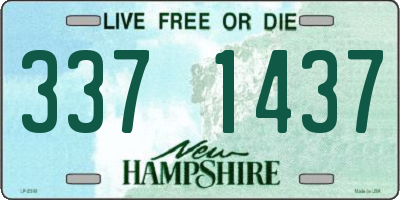 NH license plate 3371437