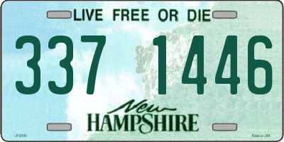 NH license plate 3371446